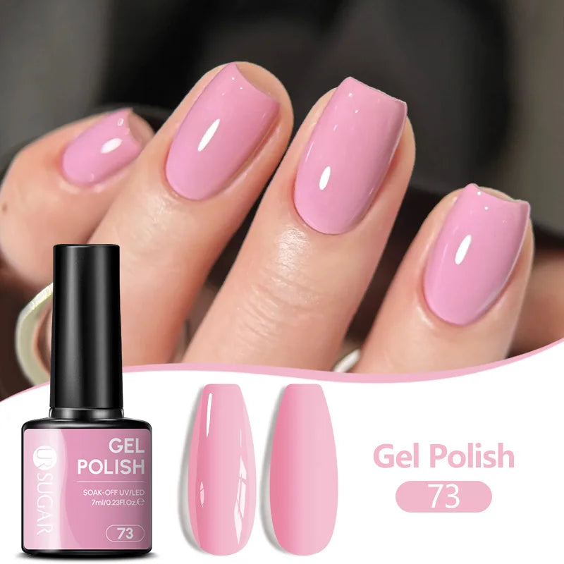 UR SUGAR 7ML Nail Gel Fresh Macaron 107 Colors All For Manicure Semi Permanent Soak Off LED UV Long-Lasting Nail Art Varnish