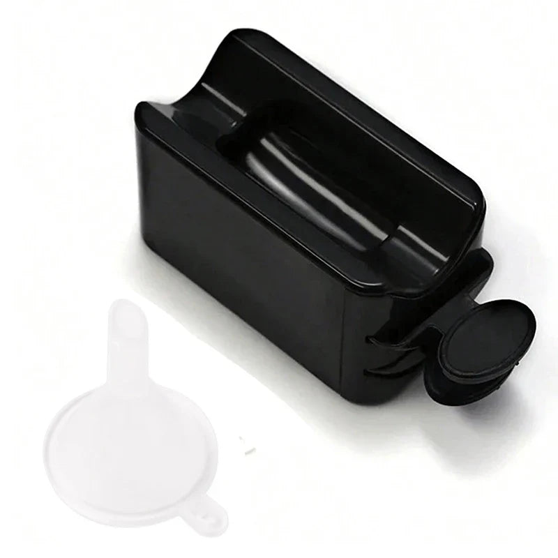 Nail Storage Box Plastic Drawer Style Easy to Clean Desktop Organization Large Capacity Cotton Swab Polishing Sand Strip Toolbox