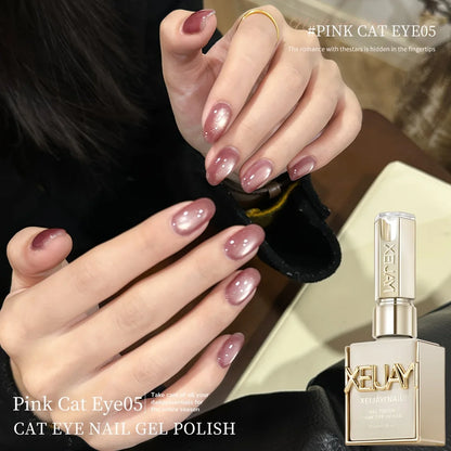 XEIJAYI 1pc 15ML Blue cat eye Nail Gel polish Semi Permanent Nail Art Soaking UV LED Nail Salon DIY Nail Salon Gel