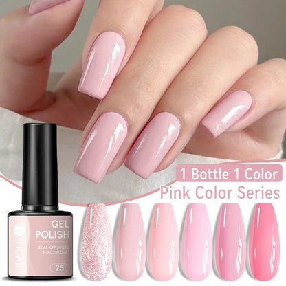 UR SUGAR 7ML Nail Gel Fresh Macaron 107 Colors All For Manicure Semi Permanent Soak Off LED UV Long-Lasting Nail Art Varnish