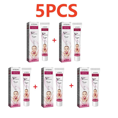 V-Shaped Face Cream Lift Firm Tighten Remove Double Chins To Create A Small V Slim-ming Face Anti Agin-g Beauty Massage Products