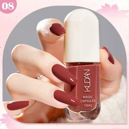 10ml Water-Based Peel Off Nail Polish 40 Colors Long Lasting Quick Drying No Need of Lamp to Cure Nail Supplies Manicure Nails