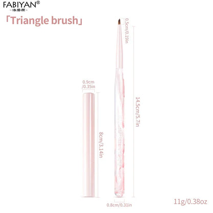 Nail Art Liner Brushes Elongated Lines Striping Drawing Painting Brushes For Manicure Beauty Salon Nails Products Manicure Tools