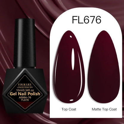 10ml Gel Nail Polish 162 Colors Nail Supplies Vernis Semi Permanent Nail Art Manicure Soak Off LED UV Gel Nail Varnishes Summer
