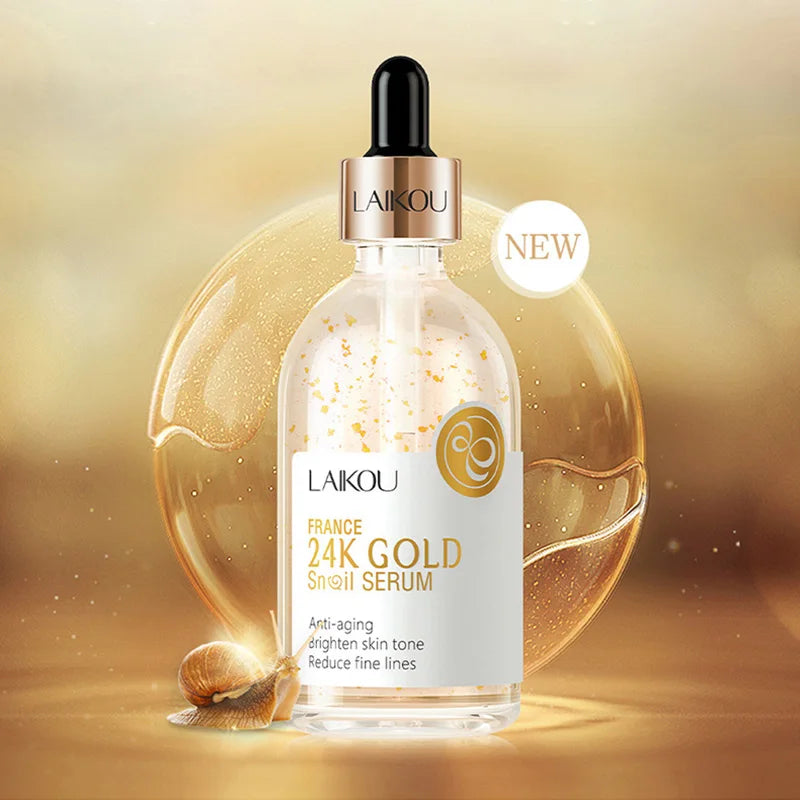 100ml LAIKOU Sakura Facial Serum Vitamin C Essence Moisturizing Firming Brightening Face Serum Beauty Facial Skin Care Products