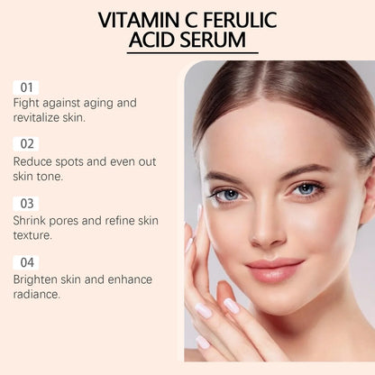 Eelhoe Vitamin C Facial Essence Moisturizing Lifting Reduce Fine Lines Keep Smoothing Anti A-ging Remove Acne Face Firming Serum