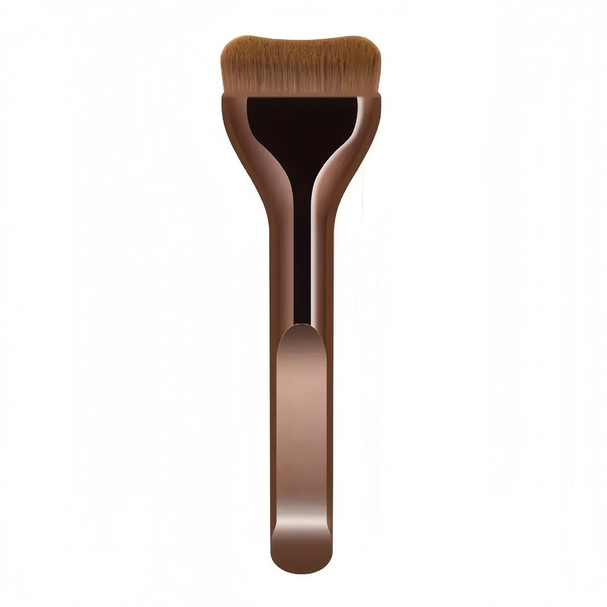 Professiona Makeup Brush, Curved Soft Bristle Foundation Brush for Even Application, Travel-Friendly