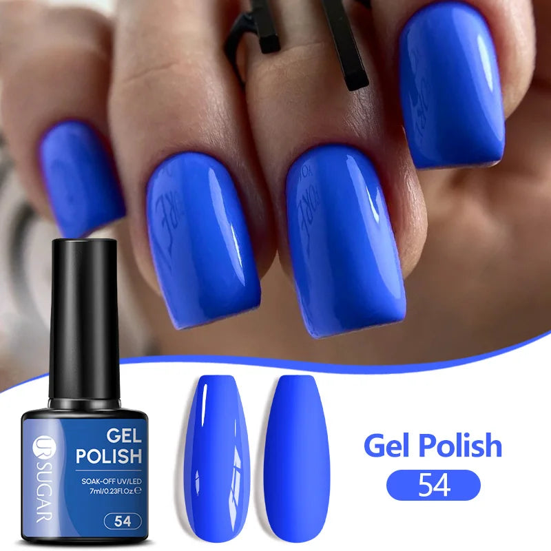 UR SUGAR 7ML Nail Gel Fresh Macaron 107 Colors All For Manicure Semi Permanent Soak Off LED UV Long-Lasting Nail Art Varnish