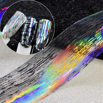 More Than 250 Design Beautiful Designed Nail Art Product Nail Glue transfer Foil Beautiful Flower Purple Orange