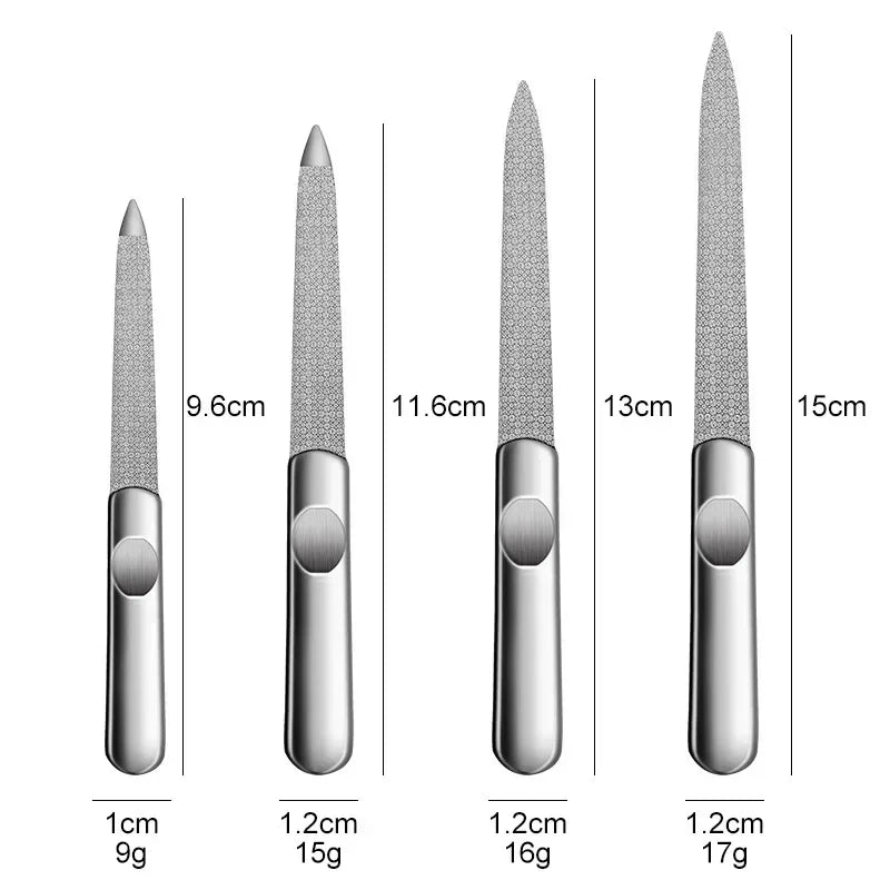 Nano Glass Nail File Transparent Crystal Nail Polish Rubbing Strip Polishing And Shining Nail Enhancement Tool