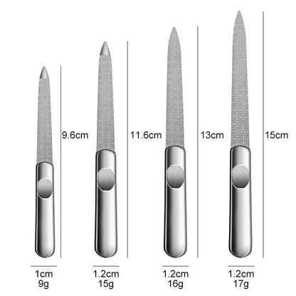 Nano Glass Nail File Transparent Crystal Nail Polish Rubbing Strip Polishing And Shining Nail Enhancement Tool