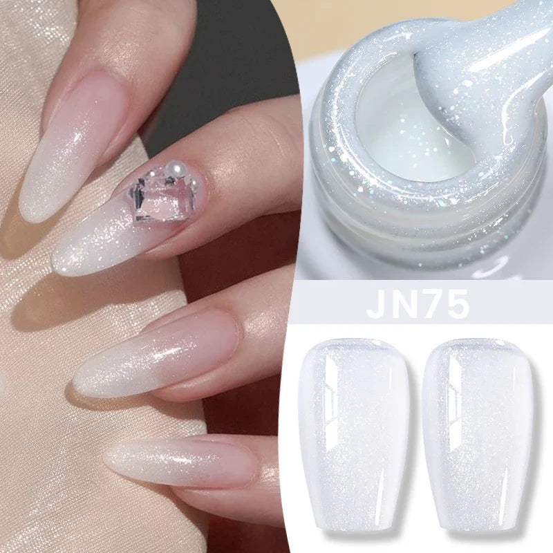 BORN PRETTY 83 Colors 10ml Jelly Nude Gel Nail Polish Autumn Amber Semi Transparent Manicure Soak off UV LED Nails Gel Varnish