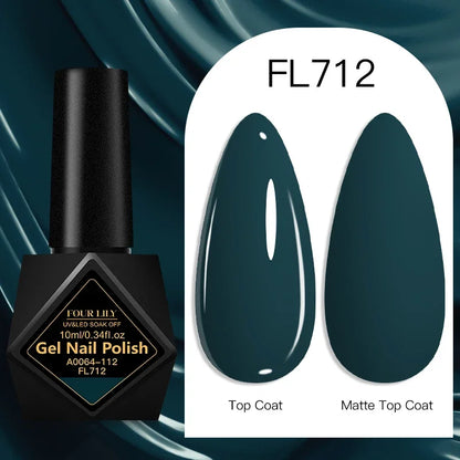 10ml Gel Nail Polish 162 Colors Nail Supplies Vernis Semi Permanent Nail Art Manicure Soak Off LED UV Gel Nail Varnishes Summer