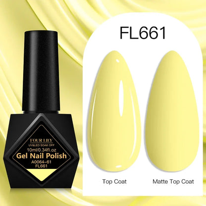 10ml Gel Nail Polish 162 Colors Nail Supplies Vernis Semi Permanent Nail Art Manicure Soak Off LED UV Gel Nail Varnishes Summer