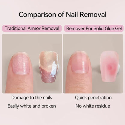 UR SUGAR 15ml Remover For Solid Tips Gel False Nail Tips Solid Adhesives Gel Remover Press On Nails Gel Fake Tips Remover Tools