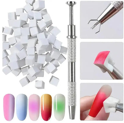 1Jar Black Pat Painting Gel Nail Polish with Air Cushion Gradient Matte Texture Nail Patting Glue Soak Off UV LED Nail Varnish 8