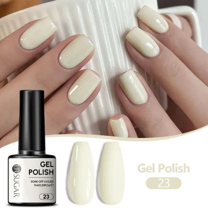 UR SUGAR 7ML Nail Gel Fresh Macaron 107 Colors All For Manicure Semi Permanent Soak Off LED UV Long-Lasting Nail Art Varnish