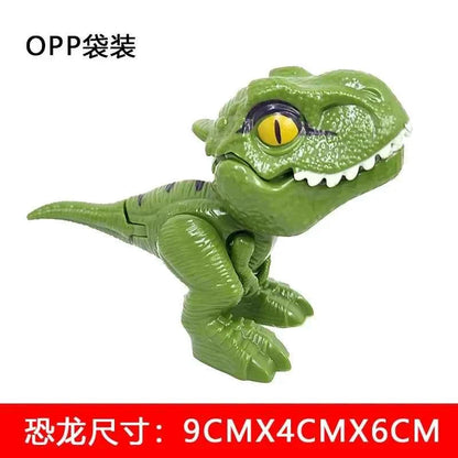 Jurassic Finger Dinosaur  Tyrannosaurus Model Toys for Kids Finger Biting Dinosaurs Movable Joints Dinosaur Toy for Boy Gift