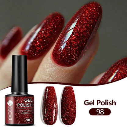 UR SUGAR 7ML Nail Gel Fresh Macaron 107 Colors All For Manicure Semi Permanent Soak Off LED UV Long-Lasting Nail Art Varnish
