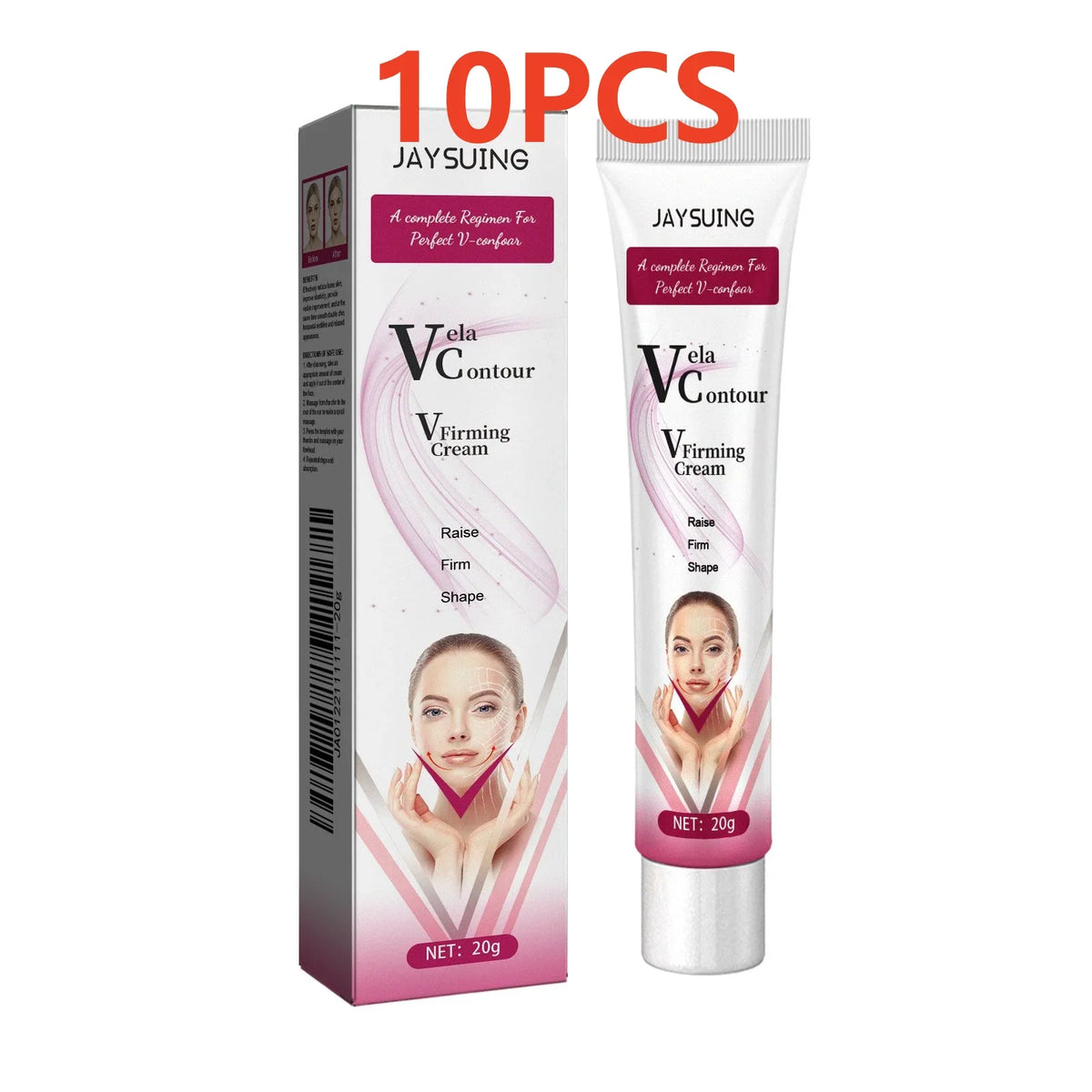 V-Shaped Face Cream Lift Firm Tighten Remove Double Chins To Create A Small V Slim-ming Face Anti Agin-g Beauty Massage Products