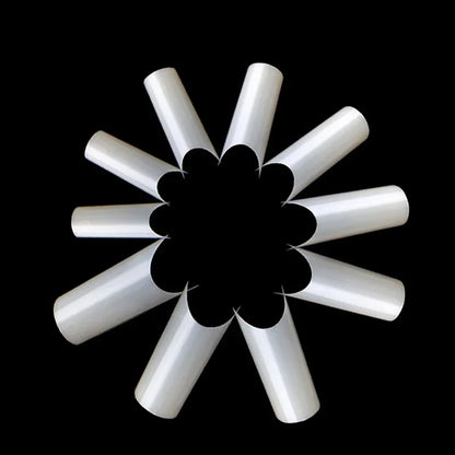 500 Pcs Curved C Fake Nail New Materials Top Quality Full Cover Nails Tips Transparent Gel Para Unha False Nails Beauty Products