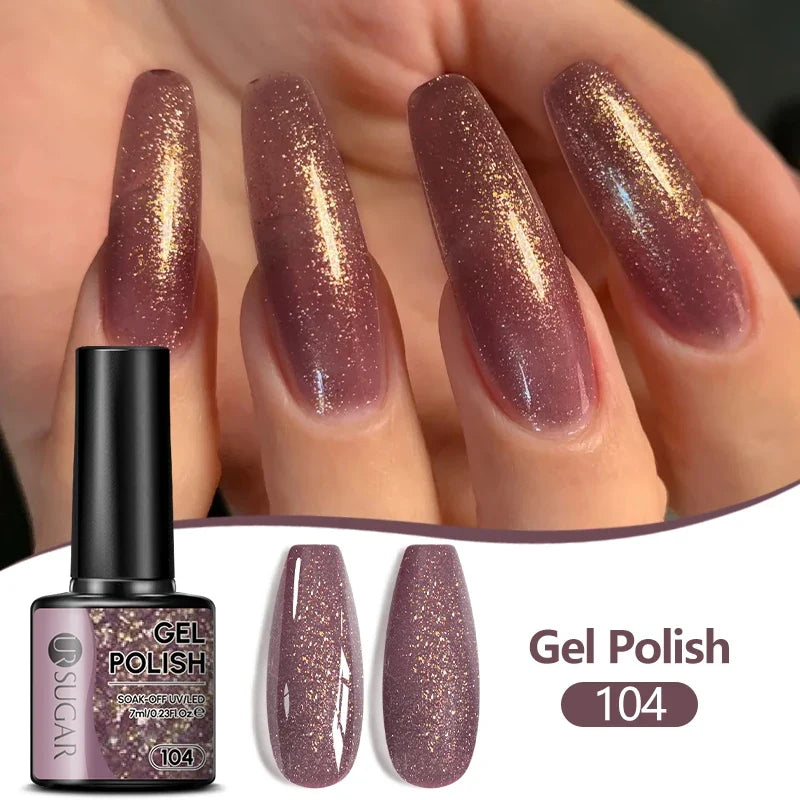UR SUGAR 7ML Nail Gel Fresh Macaron 107 Colors All For Manicure Semi Permanent Soak Off LED UV Long-Lasting Nail Art Varnish