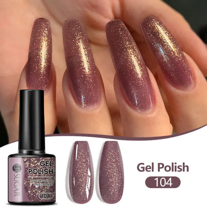 UR SUGAR 7ML Nail Gel Fresh Macaron 107 Colors All For Manicure Semi Permanent Soak Off LED UV Long-Lasting Nail Art Varnish