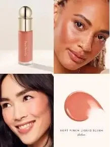 Rare Beauty New Product Frost-to-powder Mashed Potato Matte Air Cushion Blush Cream Liquid Blush Long-lasting Lipstick Lip Gloss