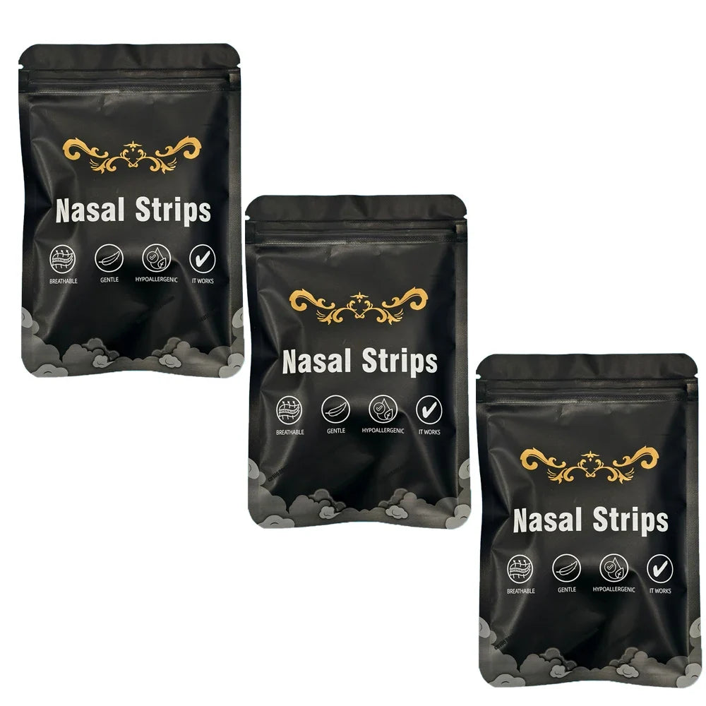 30/90/150pieces, Anti Snoring Nose Patch Set Extra Strength Nasal Strips Better Breathing Non-Invasive Easier Breath Sleep Aid