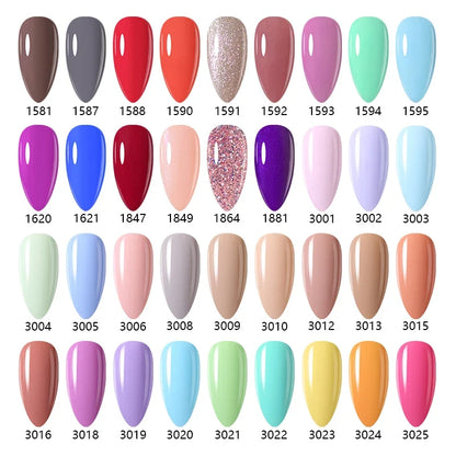 NAILCO 15ml Nails Art Gel Lack Polish Summer Hybrid Nail Varnish Manicure UV Top Coat Base HEMA TPO FREE Esmalte Nail Gel Polish