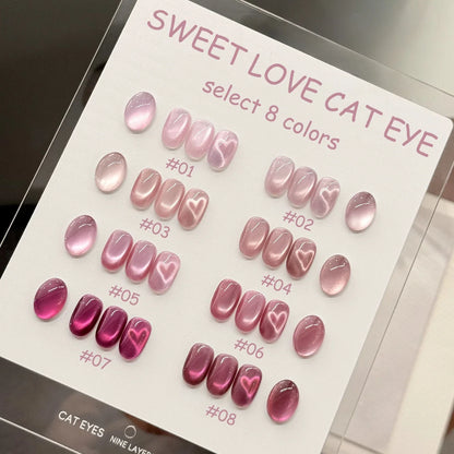 SHAKA 1-16pcs Flash Pure Lust Golden Light Heroine Cat Eye Gel Nail Polish Whitening Ice Transparent Autumn High-end Nail Art