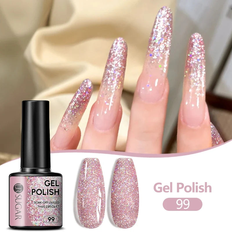 UR SUGAR 7ML Nail Gel Fresh Macaron 107 Colors All For Manicure Semi Permanent Soak Off LED UV Long-Lasting Nail Art Varnish