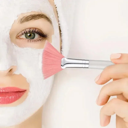 3/6/12 Pieces Facial Fan Mask Brushes Soft Mask Brush Applicator Esthetician Facial Mask Brushes For Women Girls Cosmetic Tools