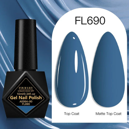 10ml Gel Nail Polish 162 Colors Nail Supplies Vernis Semi Permanent Nail Art Manicure Soak Off LED UV Gel Nail Varnishes Summer
