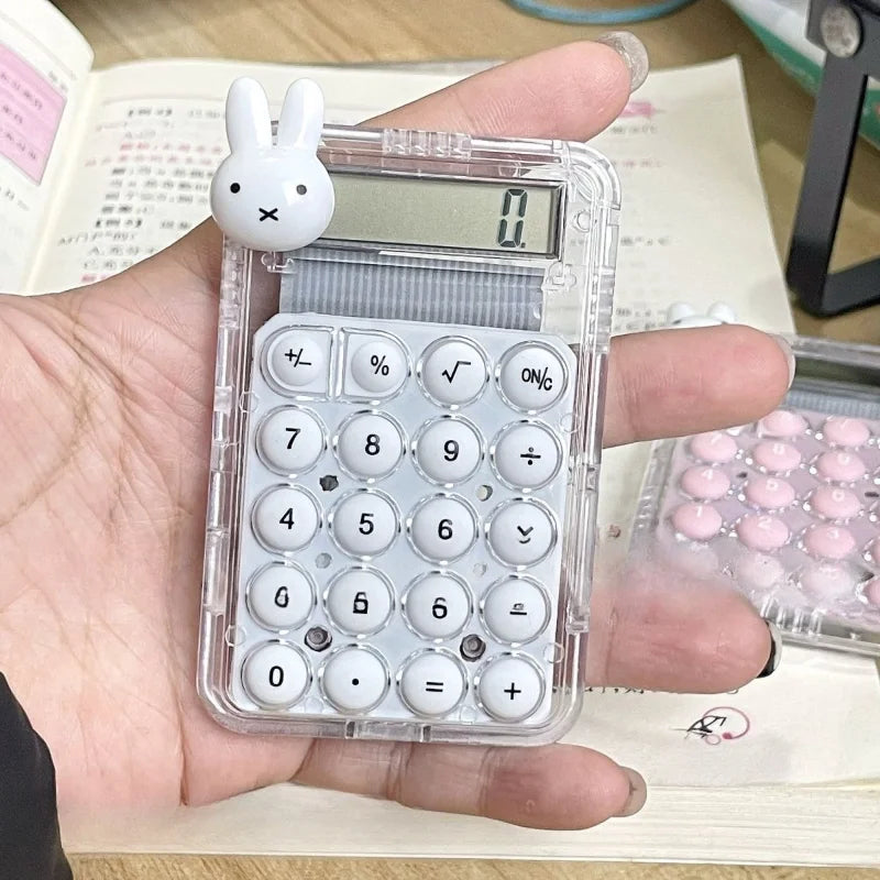 Miffy Rabbit Calculator Silent Mini High Beauty Student Office Exam Super Cute Small Multi functional Calculation