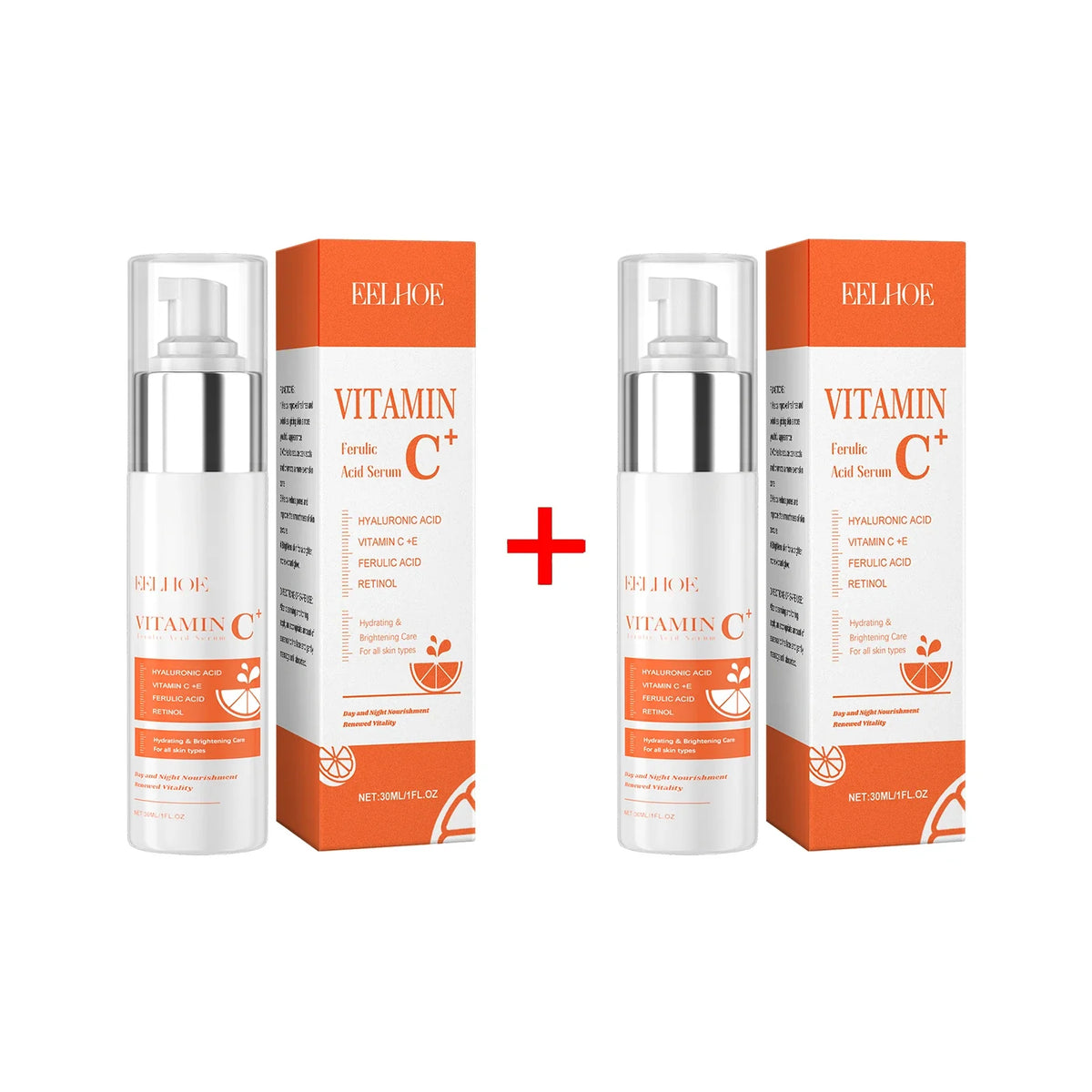 Eelhoe Vitamin C Facial Essence Moisturizing Lifting Reduce Fine Lines Keep Smoothing Anti A-ging Remove Acne Face Firming Serum