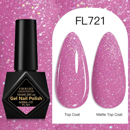 10ml Gel Nail Polish 162 Colors Nail Supplies Vernis Semi Permanent Nail Art Manicure Soak Off LED UV Gel Nail Varnishes Summer