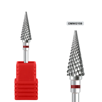1pcs Tungsten Steel Nail Cuticle Drill Bits Carbide Rotate Electric Ceramic Milling Cutter For Manicure Gel Polish Remover