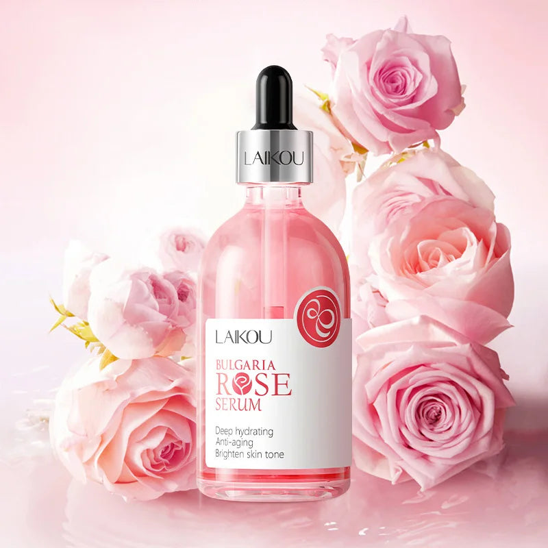 100ml LAIKOU Sakura Facial Serum Vitamin C Essence Moisturizing Firming Brightening Face Serum Beauty Facial Skin Care Products