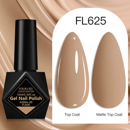 10ml Gel Nail Polish 162 Colors Nail Supplies Vernis Semi Permanent Nail Art Manicure Soak Off LED UV Gel Nail Varnishes Summer