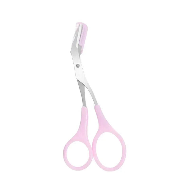 Eyebrow Trimmer Scissor Beauty Products for Women Eyebrow Scissors with Comb Beauty Scissors  Stainless Steel Makeup Accessories