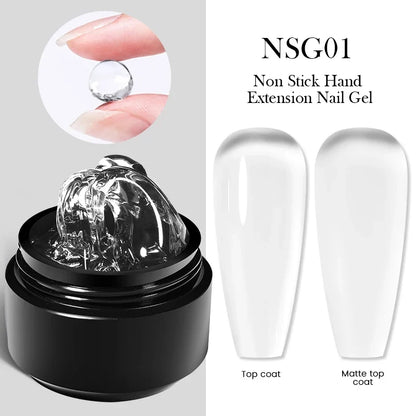 BORN PRETTY 15ml Non Stick Hand Extension Gel Nail Polish Carving Flower Nail Art Shaping Solid Acrylic Nail Gel Varnish