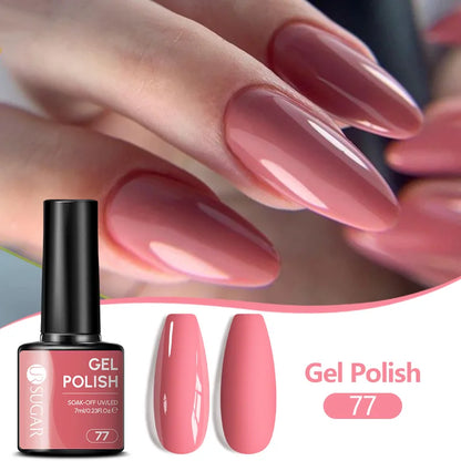 UR SUGAR 7ML Nail Gel Fresh Macaron 107 Colors All For Manicure Semi Permanent Soak Off LED UV Long-Lasting Nail Art Varnish