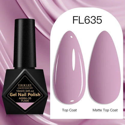 10ml Gel Nail Polish 162 Colors Nail Supplies Vernis Semi Permanent Nail Art Manicure Soak Off LED UV Gel Nail Varnishes Summer
