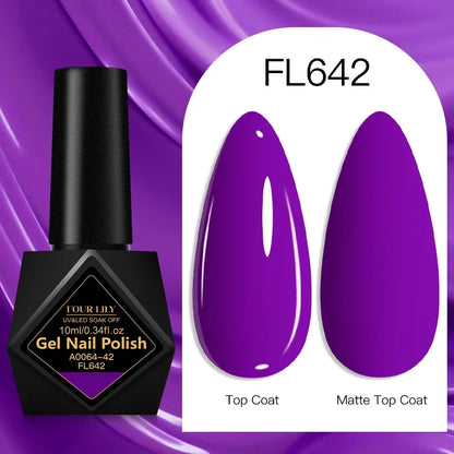 10ml Gel Nail Polish 162 Colors Nail Supplies Vernis Semi Permanent Nail Art Manicure Soak Off LED UV Gel Nail Varnishes Summer