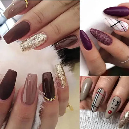 Mtssii 6ML Chocolate Color Gel Nail Polish Brown Semi Permanent UV Gel Autumn Winter Popular Soak Off Nail Art Gel Varnishes