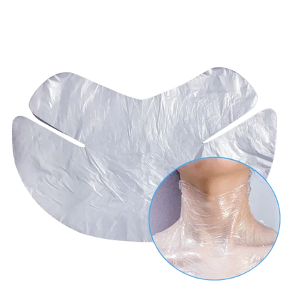 100pc Disposable Plastic Film for Face Fresh Keeping Film Mask Beauty Salon Promote Product Absorptio Ultra Thin Skin Care Paper