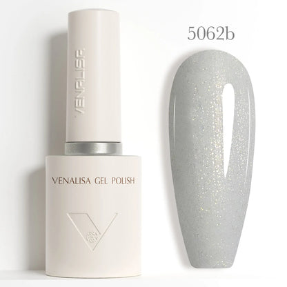 1/2/3pcs Kit Venalisa 10ml Nail Gel Polish HEMA/TPO Free Base Ultra Glossy Diamond Tempered Long Wear Top Coat Matt Gel Varnish