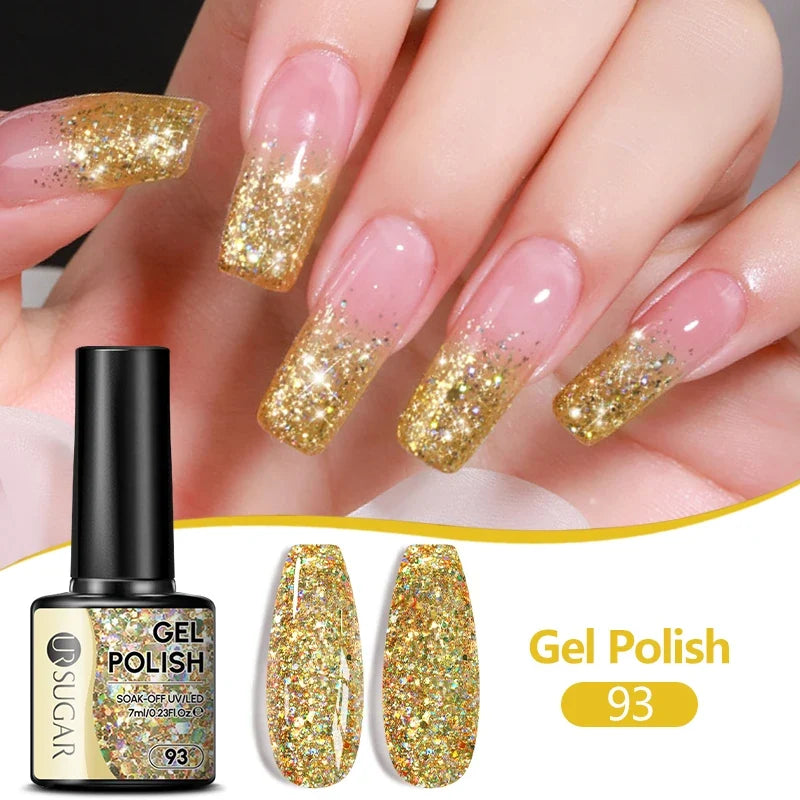 UR SUGAR 7ML Nail Gel Fresh Macaron 107 Colors All For Manicure Semi Permanent Soak Off LED UV Long-Lasting Nail Art Varnish