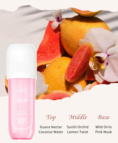 [SOLO EN IBIZA Mist] 4pcs Set SOLO EN IBIZA6.1fl.oz Long-Lasting Hair & Body Fragrance Misfor Women Perfect for Dating, Parties and GiftGiving - Renee Lane Company